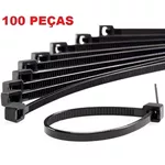  ABRACADEIRA NYLON PRETA 3,6X300MM EDA