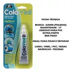  COLA VINIL P/ PISCINA 17GR GARIN