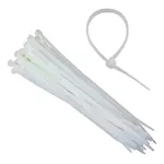  ABRACADEIRA NYLON BRANCA 4,8X250MM EDA 