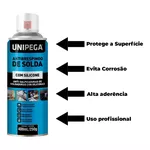 UNIPEGA ANTIRESPINGO SOLDA C/ SILICONE 400ML/250GR 