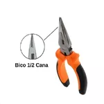 ALICATE DE BICO 1/2 6 POLEGADAS AÇO CARBONO EMBORRACHADO 