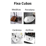 GARIN FIXA CUBA E ESPELHOS 80GR BRANCO (BLISTER) 