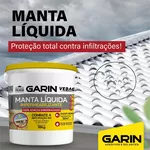 MANTA LIQUIDA IMPERMEABILIZANTE EMBORRACHADA BRANCA GARIN 18KG 