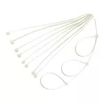  ABRACADEIRA NYLON BRANCA 3,6X300MM EDA