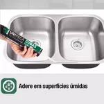 UNIPEGA FIXA CUBAS BRANCO TUBO 280ML