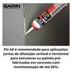  PU 40 COLA SELANTE GARIN BRANCO 400GR