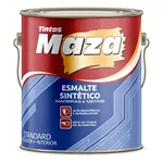 TINTA ESMALTE SINTETICO BRILHANTE CERAMICA 900ML MAZA