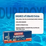  MASSA ADESIVA EPOXI BI COMPONENTE DUREPOXI 50g