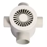  CAIXA SIFONADA REDONDA BRANCA 100MM BAIXA AI096 LUCONI 2340