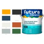 Esmalte Base Água Madeiras Pvc Futura 3,6l Sem Cheiro Cores