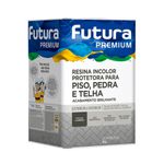 Resina Acrílica Base De Água Futura 18l Pisos Pedras E Telha - Incolor - Brilhante