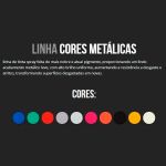 Tinta Spray Efeito Metalico Para Metais Colorart 300ml Todas As Cores