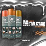 Tinta Spray Metálicos Colorart 300ml Artesanato Todas as Cores