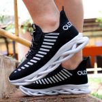 Tenis Oldsen Jaguar Unissex - PRETO/BRANCO