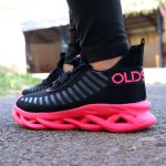 Tenis Oldsen Jaguar Feminino - PRETO/ROSA