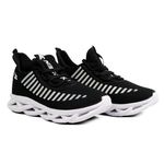 Tenis Oldsen Jaguar Unissex - PRETO/BRANCO