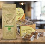 Pé de Moleque Com Mel Binuto 18 unidades + Café Olinto 1kg