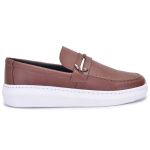 Sapato Casual Masculino Moderno Mocassim Oxford sem Cadarço 