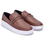 Sapato Casual Masculino Moderno Mocassim Oxford sem Cadarço 