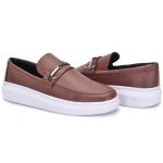 Sapato Casual Masculino Moderno Mocassim Oxford sem Cadarço 