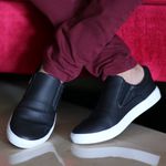 Tênis Casual Masculino Iate Slip On Sapatênis sem Cadarço