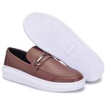 Sapato Casual Masculino Moderno Mocassim Oxford sem Cadarço 