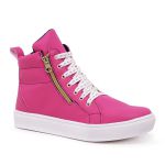 Tênis Feminino Botinha Rosa Pink 