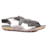 Rasteira Beatrice Velcro Inox