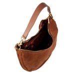 Hobo Bag Orcade Camurça Caramelo