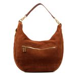 Hobo Bag Orcade Camurça Caramelo
