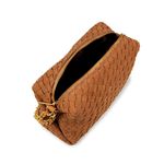 Bolsa Tramada Orcade Camurça Caramelo