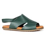 Sandália Comfy Roma Velcro Musgo