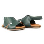Sandália Comfy Roma Velcro Musgo