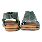 Sandália Comfy Roma Velcro Musgo