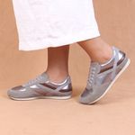 Tênis Jogging Sorrento Orcade Mix Materiais Ônix