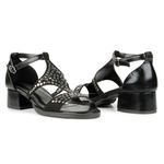 Sandália Salto Veneza HotFix Preto