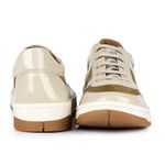 Tênis Bali Tela Dourada Off White