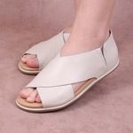 Sandália Roma Comfy em X Osso