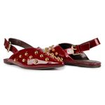 Sapatilha Florença Studs Bordô
