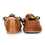 Sapatilha Ballet Flat Paris Camurça Caramelo