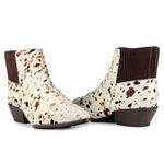 Bota Amber Animal Print Off White