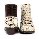 Bota Amber Animal Print Off White