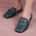 Mocassim Loafer Rebecca Bridão Musgo