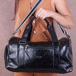 Mala Orcade Couro Preto