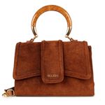 Bolsa Orcade Camurça Caramelo