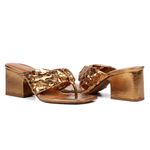 Tamanco Cartagena Orcade Tressê Bronze