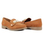 Loafer Vittoria Orcade Camurça Caramelo