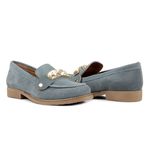 Loafer Vittoria Orcade Camurça Jeans