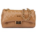 Bolsa Baguete Orcade Verniz Terracota