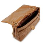 Bolsa Baguete Orcade Verniz Terracota